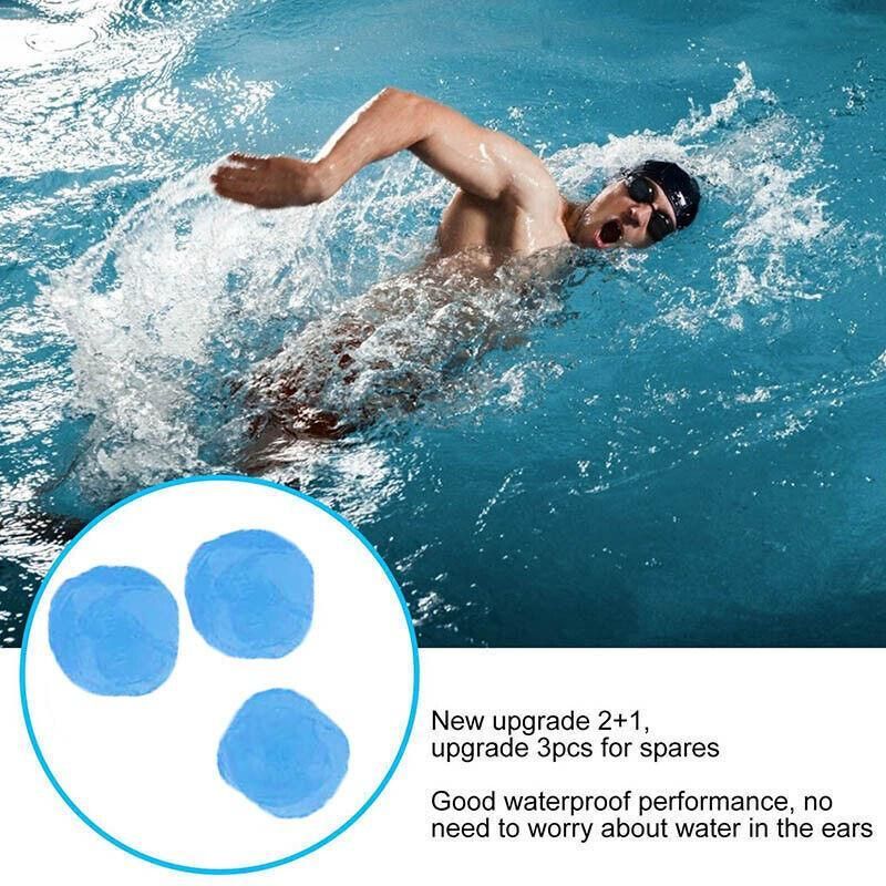 12PCS Silicone Moldable Ear Plugs Noise Cancelling Waterproof Reusable Set