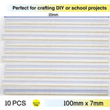 Clear Hot Melt Glue Sticks Adhesive Craft Stick for DIY Glue Tool 7mm 11mm - 7mm x 100mm 50pcs - Extra Image