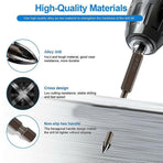 7Pcs Efficient Universal Drilling Tool Multifunctional Cross Alloy Drill Bit Au