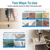 7Pcs Efficient Universal Drilling Tool Multifunctional Cross Alloy Drill Bit Au