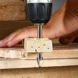 7Pcs Efficient Universal Drilling Tool Multifunctional Cross Alloy Drill Bit Au - Extra Image