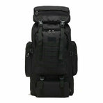 80L Military Tactical Backpack Bag Outdoor Hiking Trekking Camping Rucksack Au