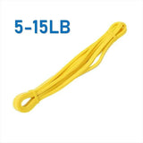 Heavy Duty Resistance Yoga Band Loop Exercise Fitness Workout Band Gym Band - Yellow 5-15 lbs (6.4mm*2080mm) - Extra Image