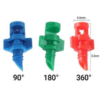 50Pcs Micro Spray Jets 90-360D Watering Misting Nozzle Sprinkler Irrigation