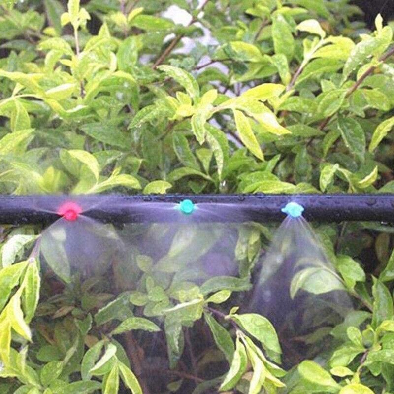 50Pcs Micro Spray Jets 90-360D Watering Misting Nozzle Sprinkler Irrigation