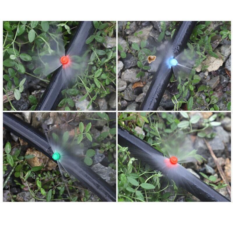 50Pcs Micro Spray Jets 90-360D Watering Misting Nozzle Sprinkler Irrigation