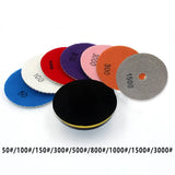 10PCS 100mm Diamond Polishing Pads Set for Granite Marble Concrete Tile - Extra Image