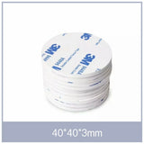 Round 60 x 3mm 3M Double Sided Foam Sticker Tape Side Wall Car Self Adhesive Pads - 12pcs - Close-Up Angle