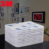 Round 60 x 3mm 3M Double Sided Foam Sticker Tape Side Wall Car Self Adhesive Pads - 6pcs