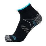 L XL Ankle Compression Socks for Foot Support and Daily Comfort Unisex - White-Grey - Extra Image
