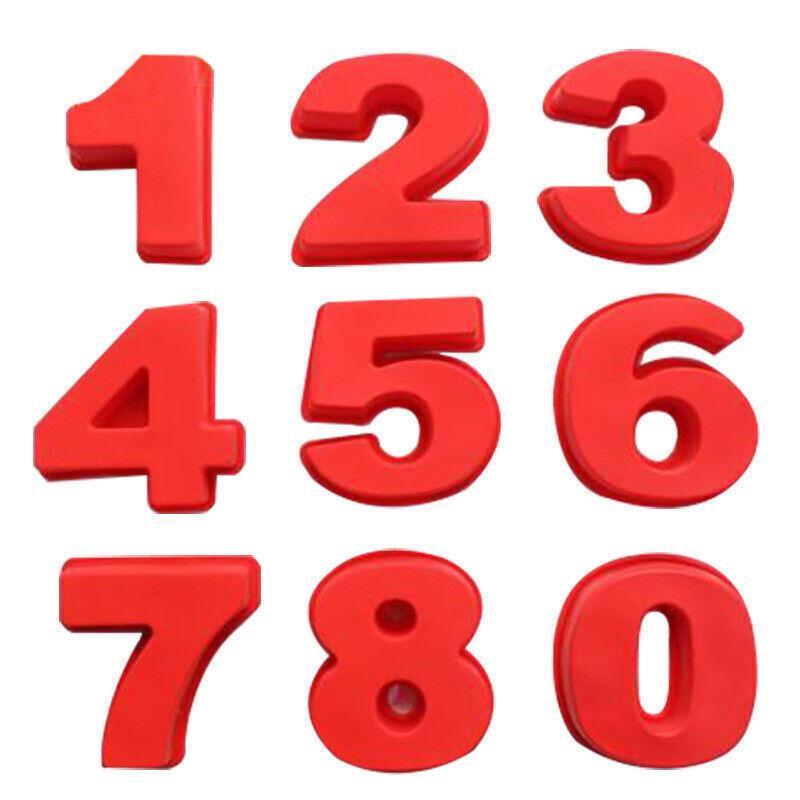 10 Inch Silicone Number Cake Mould Birthday Baking Pan Fondant Tools - 7