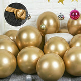 Metallic Latex Balloons 12 Inch Chrome Party Balloons for Birthday Wedding Decoration - Light Green 10PCS - Close-Up Angle
