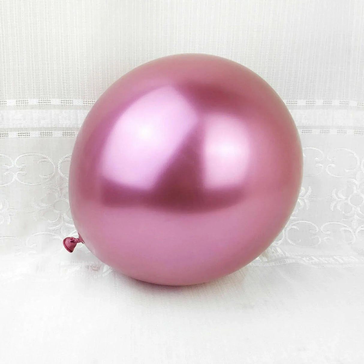 Metallic Latex Balloons 12 Inch Chrome Party Balloons for Birthday Wedding Decoration - Light Purple 10PCS
