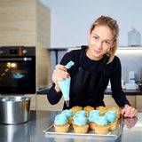 2/4PCS Reusable Silicone Pastry Bag DIY Icing Bags Cream Cake Decorating - 2 PCS(18 inch *2) - Extra Image