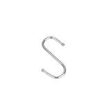 7cm Stainless Steel S Shape Hooks Kitchen Hanger Rack Clothes Hanging Plant Holders - 5PCS