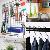 7cm Stainless Steel S Shape Hooks Kitchen Hanger Rack Clothes Hanging Plant Holders - 5PCS