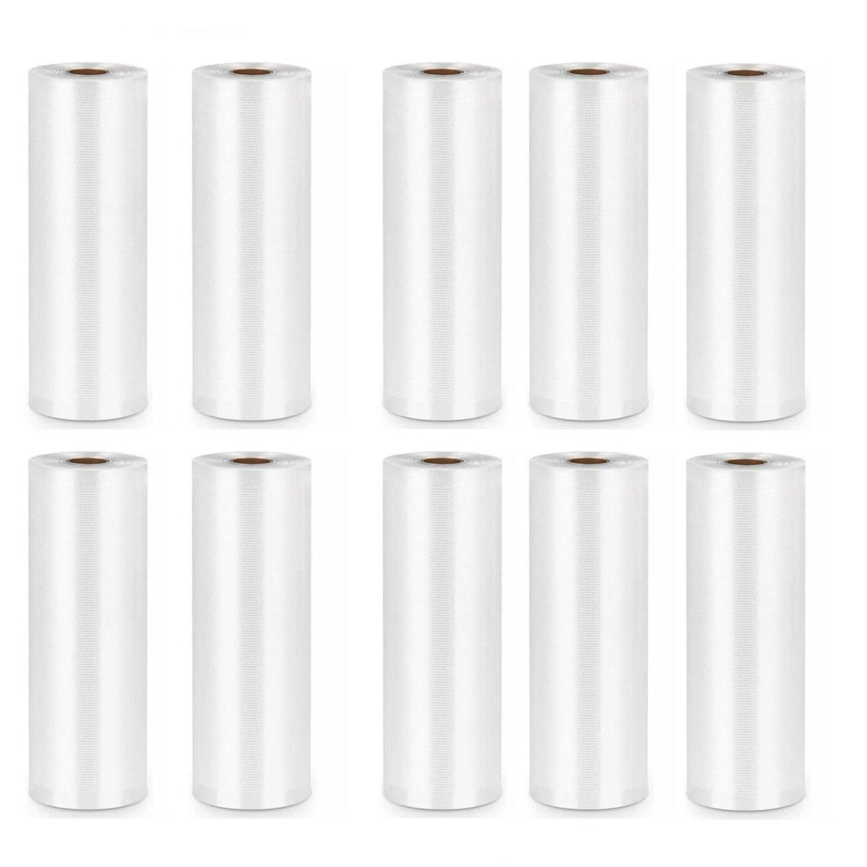 1-10x Commercial Heat-Resistant Vacuum Sealer Rolls for Food Storage - 2 Rolls (32cm x 5m)
