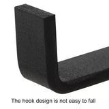 Self-Adhesive Paper Towel Holder Rack for Kitchen Rolls and Wrap Storage - White x 1 unit - 45-Degree Angle