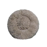 Coffee Cat Bed Pet Bed Dog Donut Nest Calming Deep Sleeping Soft Plush Kennel Washable - 60CM