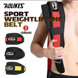 Fitness Weight Lifting Belt Barbell Dumbell Training Back Support Men Women M - Black-M