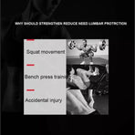 Fitness Weight Lifting Belt Barbell Dumbell Training Back Support Men Women M - Red-M