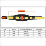 Fitness Weight Lifting Belt Barbell Dumbell Training Back Support Men Women XL - Yellow-XL - Extra Image