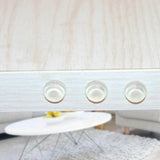 100PCS Clear Silicone Bumper Pads Self Adhesive Door Drawer Cabinet Furniture Stopper - 100PCS-10*2mm