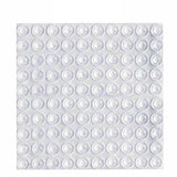 100PCS Clear Silicone Bumper Pads Self Adhesive Door Drawer Cabinet Furniture Stopper - 100PCS-10*2mm