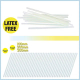 Clear Hot Melt Glue Sticks Adhesive Craft Stick for DIY Glue Tool 7mm 11mm - 7mm x 200mm 10pcs