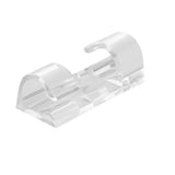 20PCS Cable Clips Management Holder Cord Wire Line Organizer Self-Adhesive M - M Size - Black x 20 PCS - Rear View