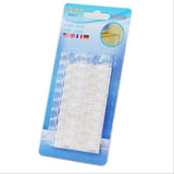 20PCS Cable Clips Management Holder Cord Wire Line Organizer Self-Adhesive M - M Size - Black x 20 PCS - Close-Up Angle