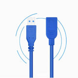 Super speed Usb 3.0 Male To Female Data Cable Extension Cord For Laptop Pc Camera - 1M - Extra Image