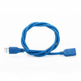 Super speed Usb 3.0 Male To Female Data Cable Extension Cord For Laptop Pc Camera - 3M - 45-Degree Angle