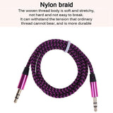 AUX Cable 3.5mm Stereo Audio Input Extension Male to Male Auxiliary Car Cord - Orange - Extra Image