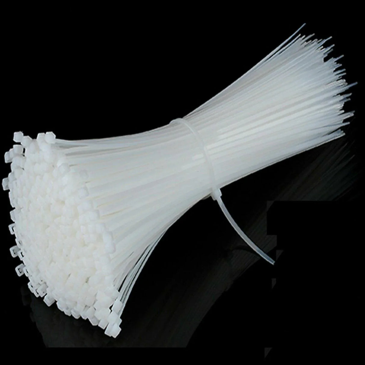 250-1000X Cable Ties Zip Ties Nylon Uv Stabilised Bulk White Clear Cable Tie - 4*150mm 500 PCS