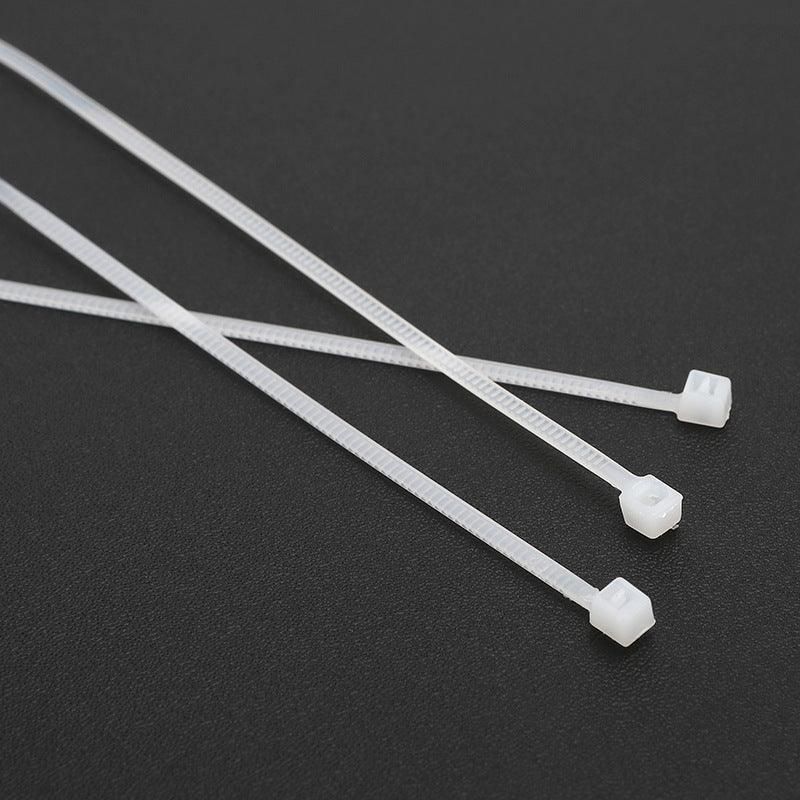 250-1000X Cable Ties Zip Ties Nylon Uv Stabilised Bulk White Clear Cable Tie - 4*200mm 500 PCS