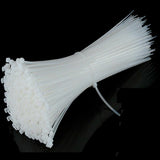 250-1000X Cable Ties Zip Ties Nylon Uv Stabilised Bulk White Clear Cable Tie - 4*200mm 500 PCS - Extra Image