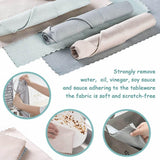 5X Fish Scale Microfiber Cleaning Cloth Dish Washing Glass Wipe Reusable Kitchen - 5Pcs-30cm*40cm - Extra Image