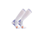 Compression Socks Miracle Copper Anti Fatigue Unisex Travel DVT Comfort L/XL - 1Pair  White