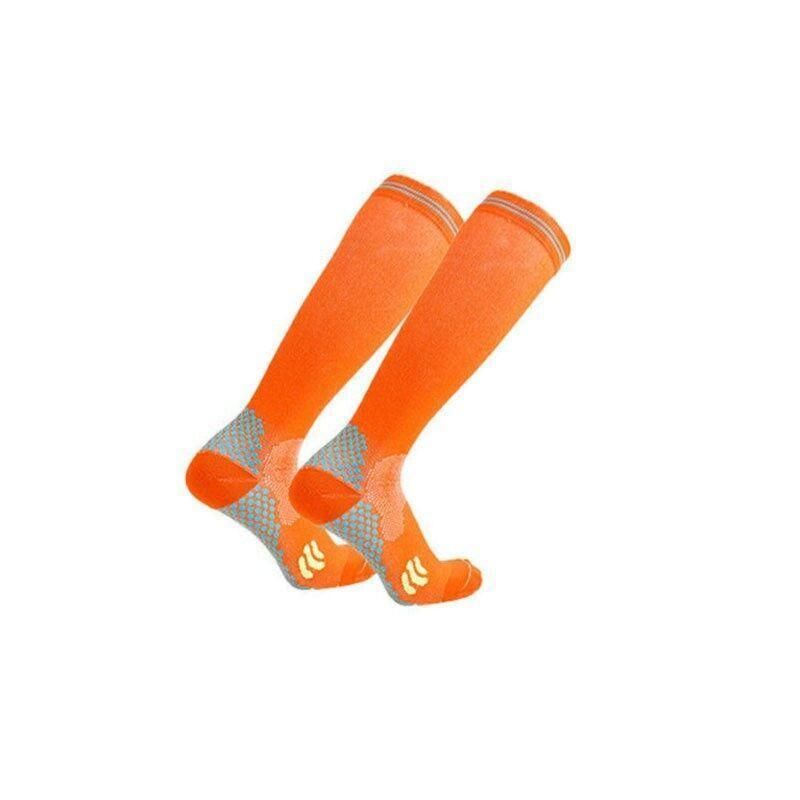 Compression Socks Miracle Copper Anti Fatigue Unisex Travel DVT Comfort L/XL - 1Pair  White
