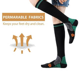 Compression Socks Miracle Copper Anti Fatigue Unisex Travel DVT Comfort L/XL - 1Pair  Pink