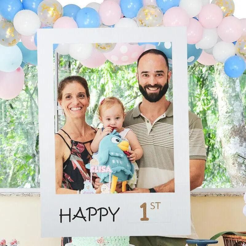 1Th 18Th-60Th Photo Booth Props Picture Frame Wedding Birthday Party Decoration - Happy 50TH