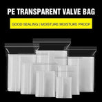 100PCS 100micron Bulk Clear Resealable PE Plastic Zip Bags - 4*6CM
