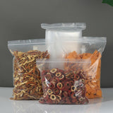 100PCS 100micron Bulk Clear Resealable PE Plastic Zip Bags - 10*20CM