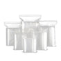 100PCS 100micron Bulk Clear Resealable PE Plastic Zip Bags - 15*22CM
