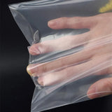 100PCS 100micron Bulk Clear Resealable PE Plastic Zip Bags - 15*22CM - Extra Image