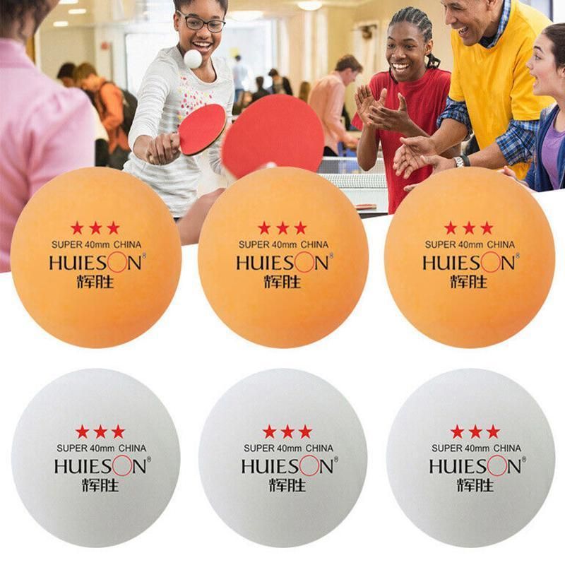 30PCS 3-Star Table Tennis Balls Professional Pingpong Ball Training Ball 40mm - White