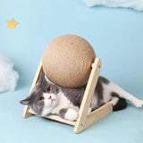 Cat Scratching Ball Cat Scratcher Toy Cats Scratcher Post Natural Sisal - Small (L-Type)