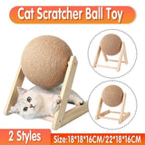 Cat Scratching Ball Cat Scratcher Toy Cats Scratcher Post Natural Sisal - Small (V-Type)