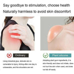 2Pcs Soft Anti-Slip Invisible Shoulder Pads Naturally Increased Silicone /Sponge - Beige (Sponge)